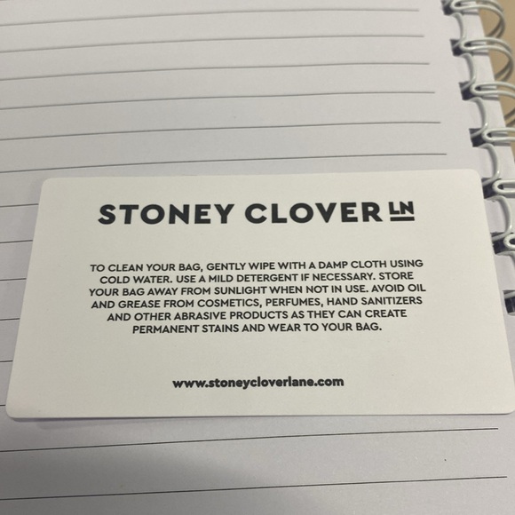 Stoney Clover Lane Notebook in Lemon 22 New In Packaging NIB - Picture 6 of 10